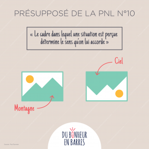 Présupposé de la PNL N°10