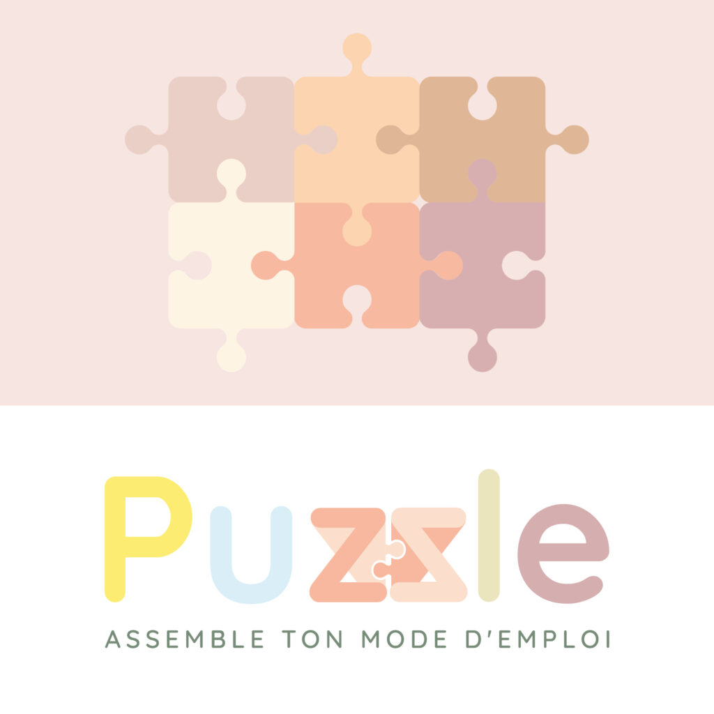 Top Bébé Puzzle Logo - T-shirt à Manches Longues, Neuf Avec étiquette, Marque Bebe
