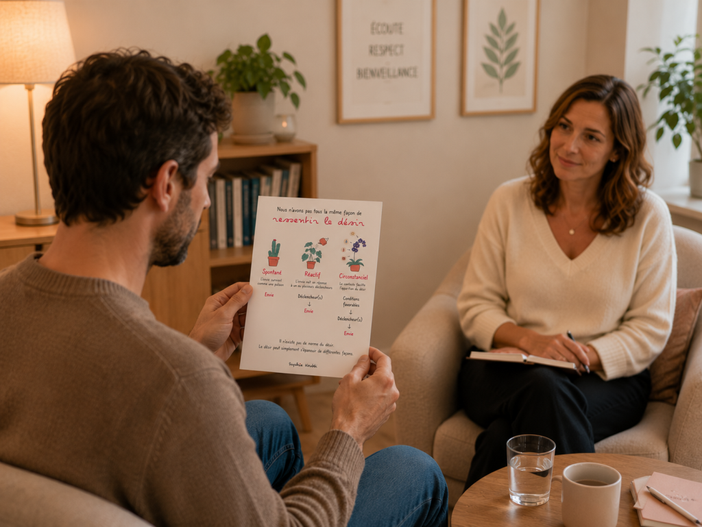 Fiche pédagogique sur les 3 types de désir : spontané, réactif, circonstanciel