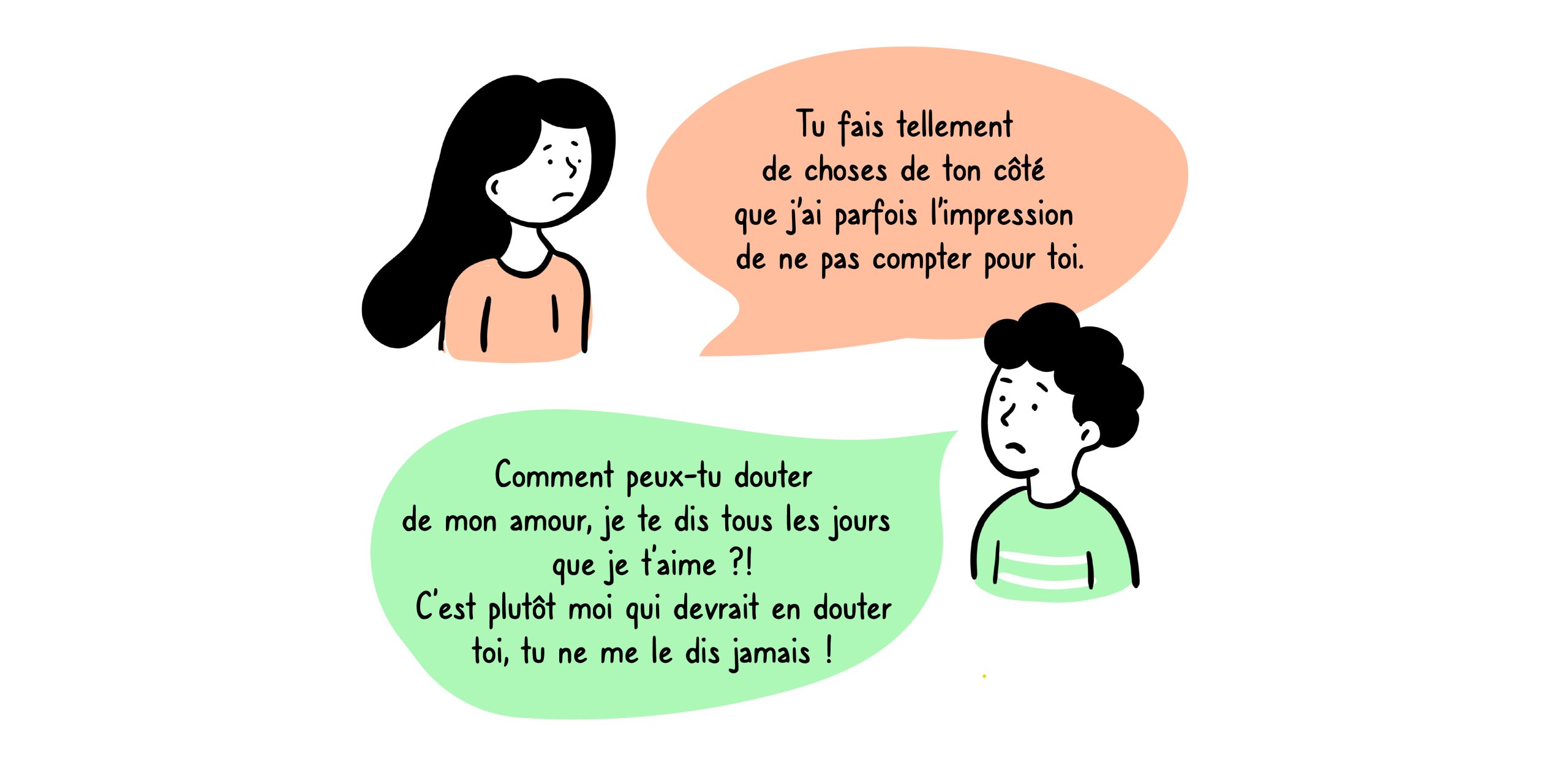 Je ne me sens pas aimée